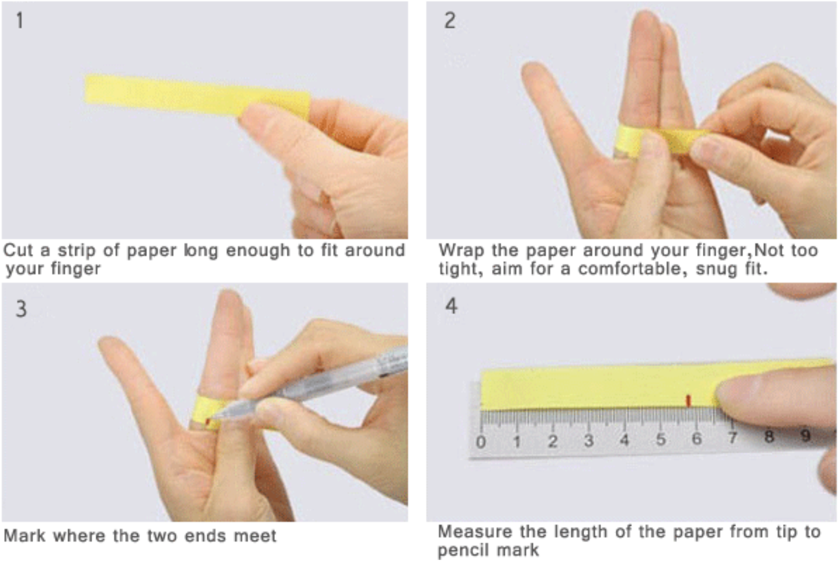Measuring Finger Size