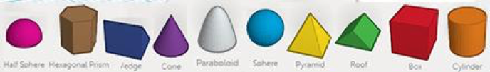 Basic 3D Shapes in TinkerCAD