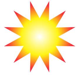 Radial gradient example