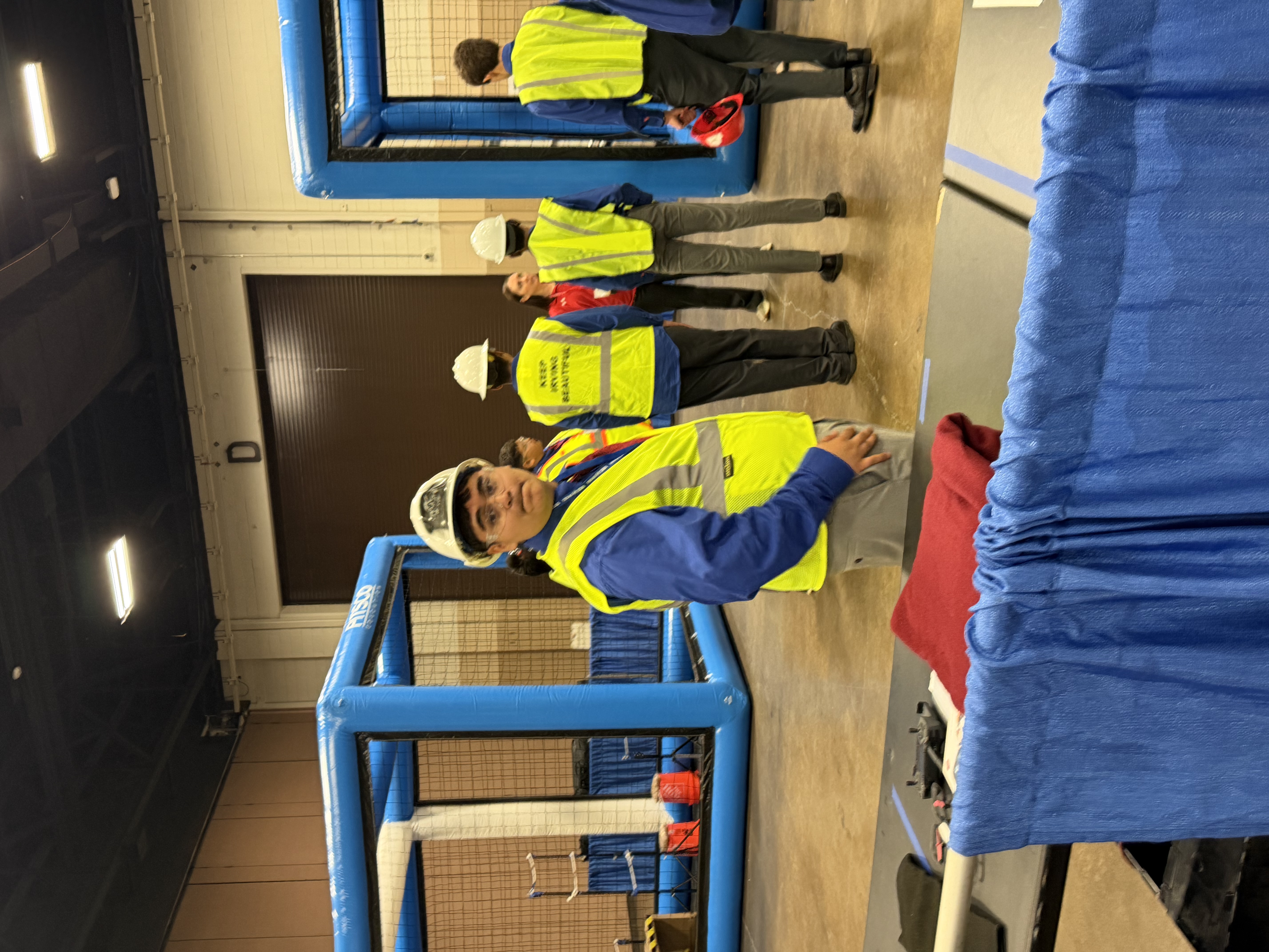 A participant at a past TSA drone competition. The 2027 course is different.